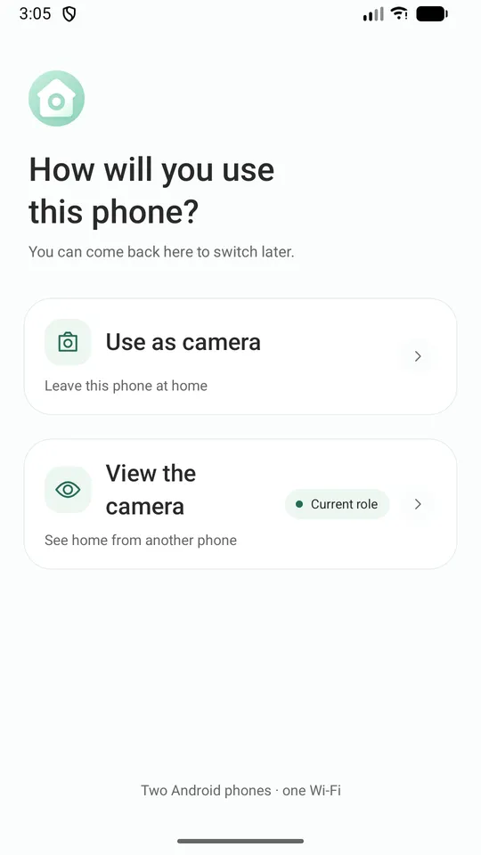 Homeye: Old Phone Security Cam