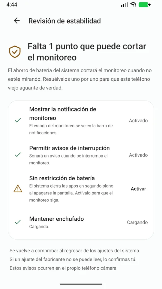 Homeye: Cámara con Móvil Viejo